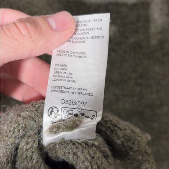 Pilcro The Lennon Wide-Sleeve Turtleneck Sweater Size XXS - Picture 6 of 6